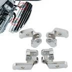 Front Driver Floorboard Relocation Brackets for Harley Touring Road Glide (2014-2023)