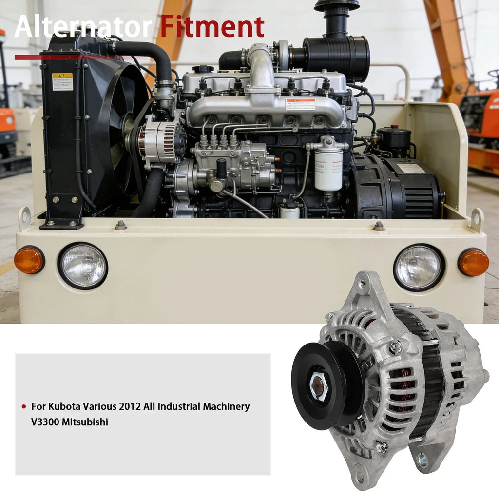 Alternator for Caterpillar CAT Skid Steer Loaders (246D3, 257D, 257D3, 259D, 259D3)
