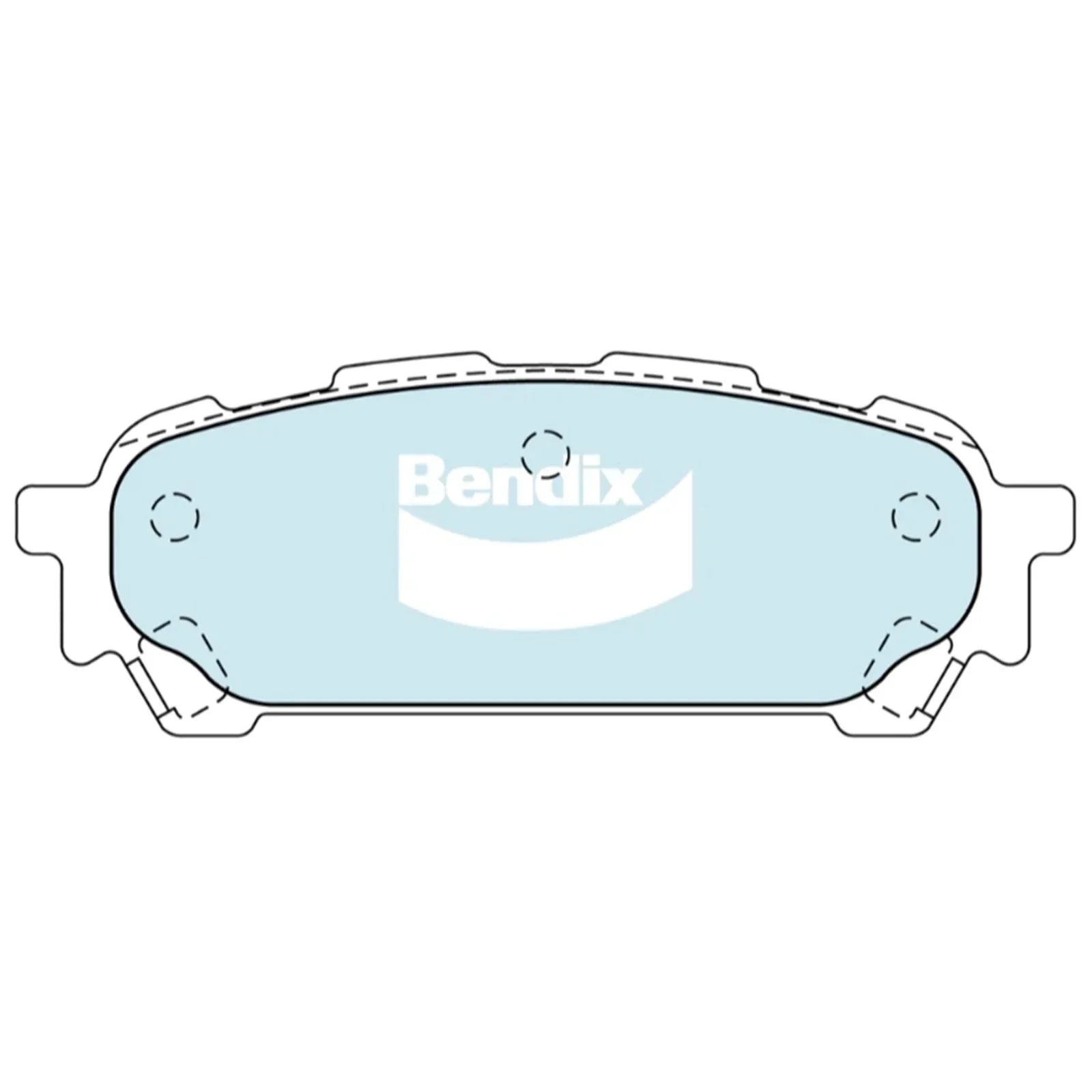 Rear Disc Brake Pad Set 2.0L 2.5L for Subaru Forester SG SH (2003 - 2008)