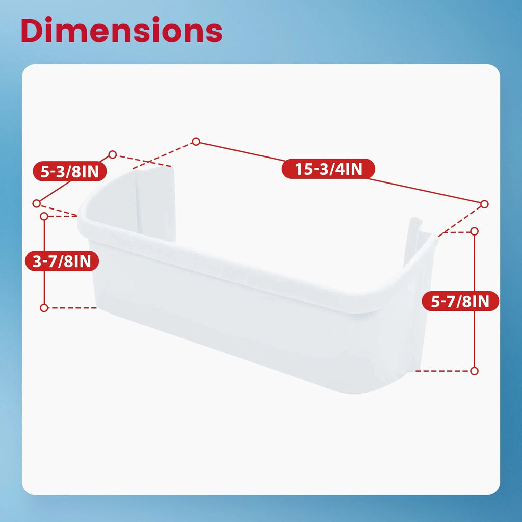 2-Pack Lower Shelf for Frigidaire Refrigerator (240323001)