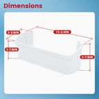 2-Pack Lower Shelf for Frigidaire Refrigerator (240323001)