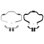 Mustache Engine Guard Crash Bar Footpegs for Harley Softail Deluxe (2000–2017)