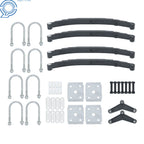 5-Leaf Spring Kit for Tandem Axle (3000lbs/Axle, Total 6000lbs Capacity)