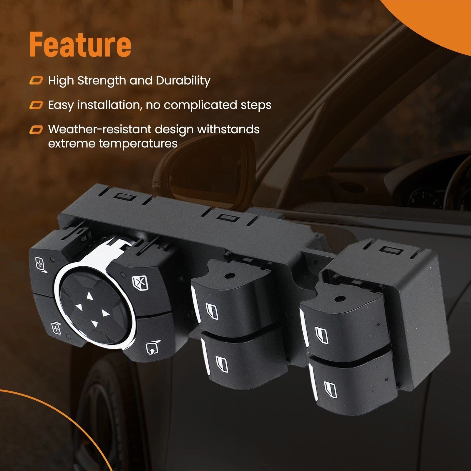 Driver Master Window Switch for Ford F-150 Expedition (2015–2021)