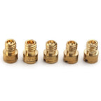 Set of 4 Carburetor Jets #60/65/70/75/80 for 50/60/80cc Motorcycle