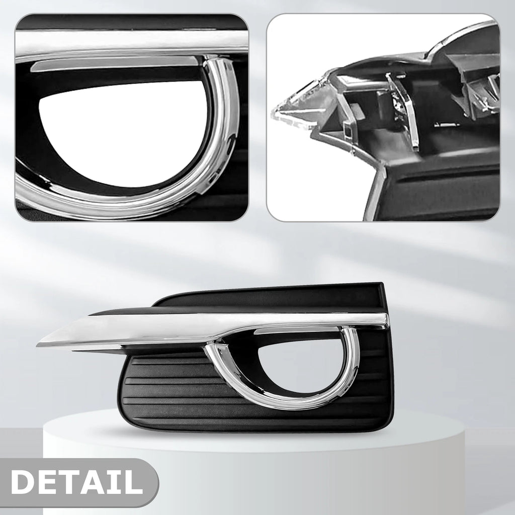 Pair of Bumper Fog Light Cover Grills for Infiniti Q50 (2014–2017)