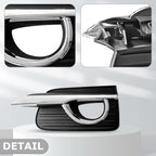 Pair of Bumper Fog Light Cover Grills for Infiniti Q50 (2014–2017)