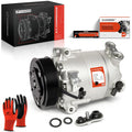 A/C Compressor with Clutch for Chevrolet Malibu, Impala, Buick LaCrosse