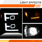 LED Sequential DRL Projector Headlights for Ford F250-F550 SD (2011–2016)