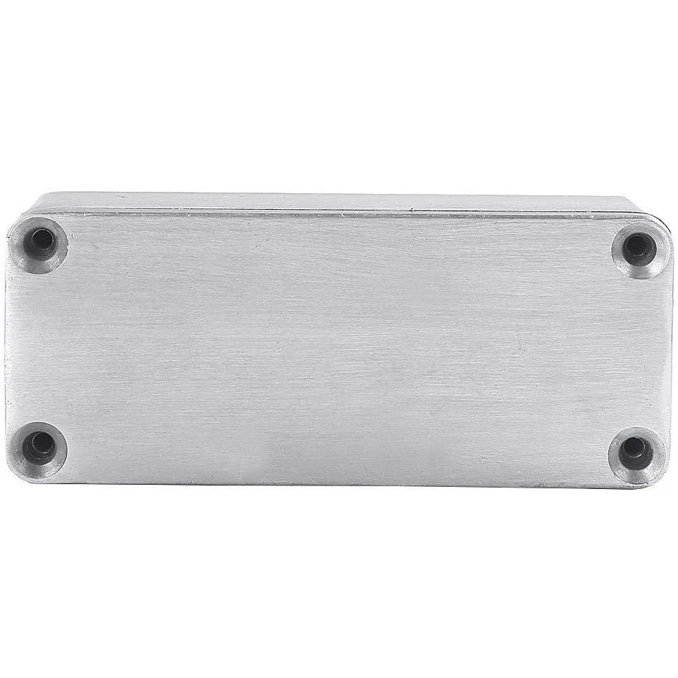 Aluminum Effect Box for Guitar (90mm x 40mm x 30mm) Silver Case