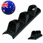 A-Pillar Pod 3 x Triple Gauge Holder for Car 52mm Bendable Black