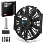 10" Electric Reversible Radiator Cool Fan for Universal Fit (2010–2023)