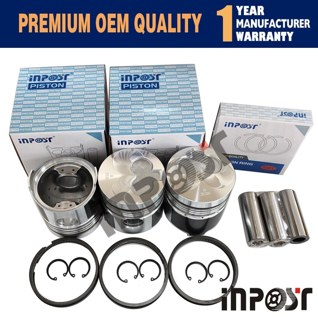 Engine Overhaul Rebuild Kit for Isuzu 3AB1 (Iseki TS3510F)