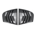 2x Window Louver Shutter Cover Carbon Look for E90 3 Series Sedan (2005–2013)