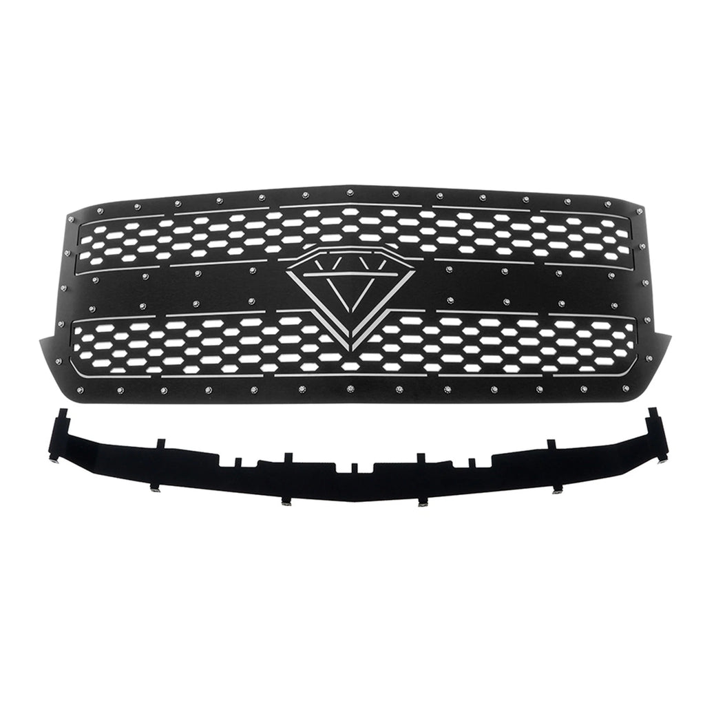 Black Laser Cut Grille for Chevy Silverado 1500 (2016-2019)