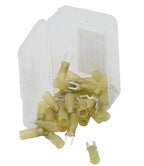 30-Pack Marine HDPE Heat Shrink Fork Terminal #4 12-10 AWG Connector