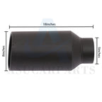 5" Inlet Exhaust Tip for Universal Fit (Stainless Steel)