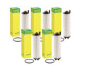 Set of 5 Engine Oil Filters for Benz W205 W206 X254 C300 C43 AMG GLC43 AMG