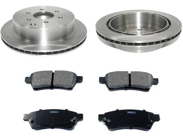 Rear Brake Pad and Rotor Kit for Suzuki Equator (2009–2012) JX619JJ
