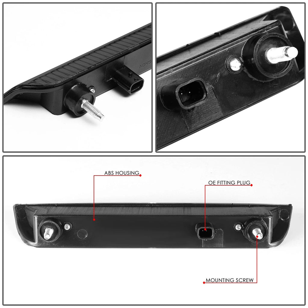 Hi-Mount LED 3rd Tail Brake Light for Nissan Rogue (2014–2019) - Smoked