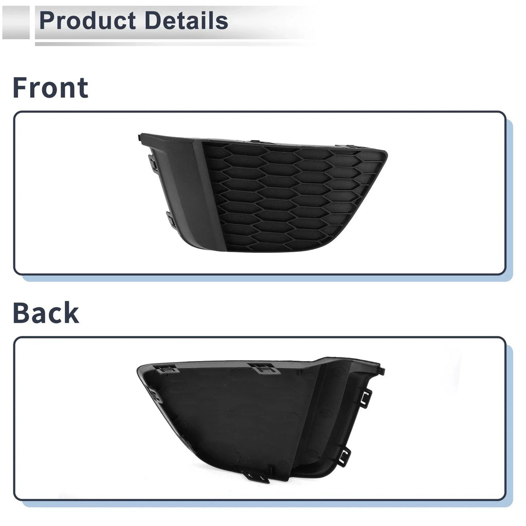 Right Front Fog Light Grill for Honda Fit (2015-2017) - 1 x Black Cover