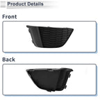 Right Front Fog Light Grill for Honda Fit (2015-2017) - 1 x Black Cover