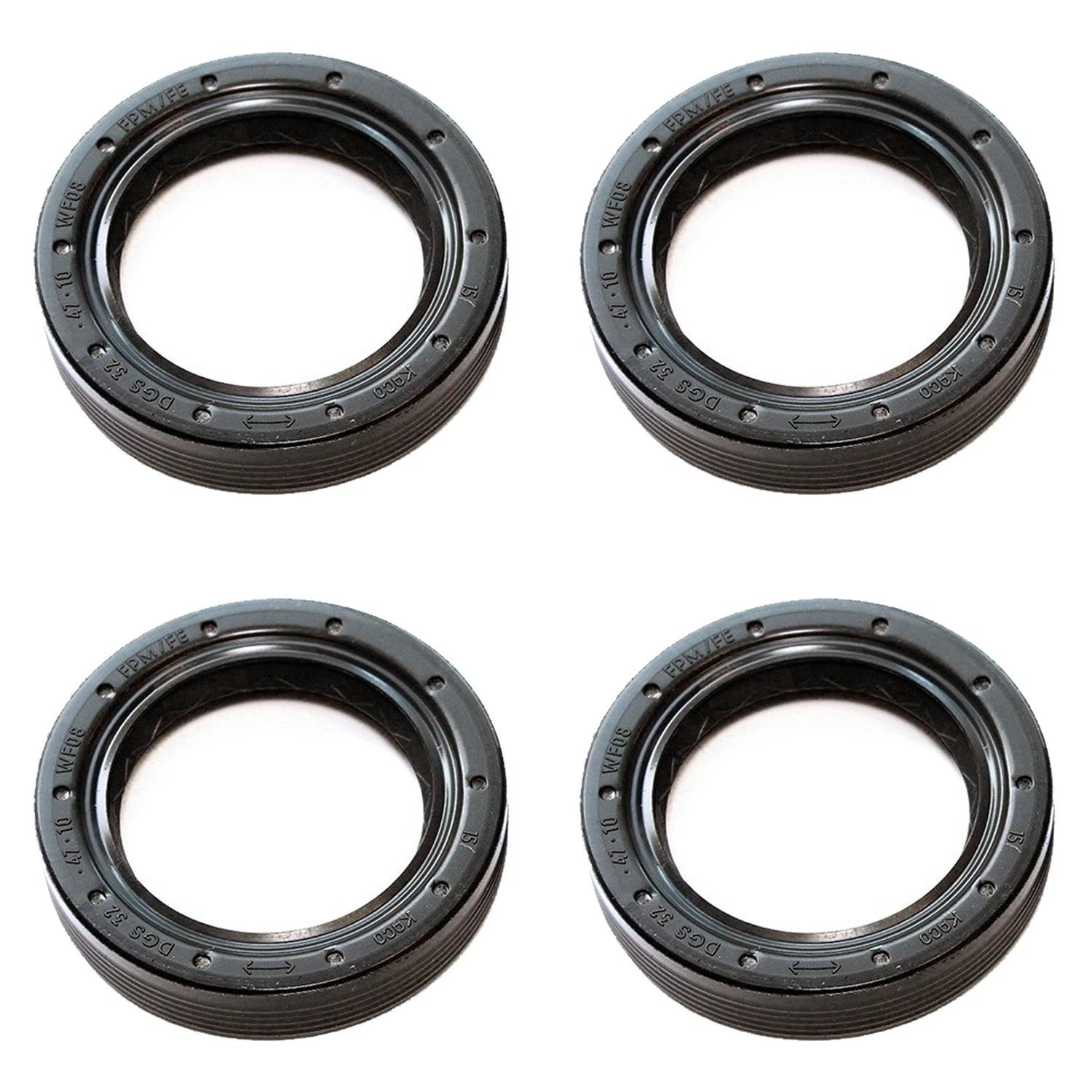 4pc Engine Camshaft Gasket Set for Audi A8 Quattro, Passat, S8, Touareg (L4, V6, V8)