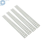 Set of 4 E Track Tie Down Rails for Garages Vans Trailers (Fits Various Models)