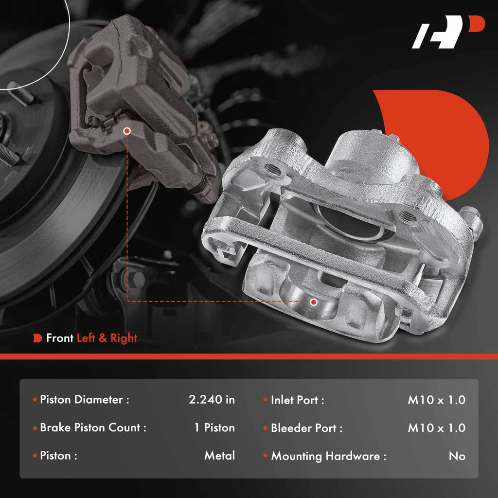 Front Left Brake Caliper with Bracket for Infiniti G35 (2003-2005)