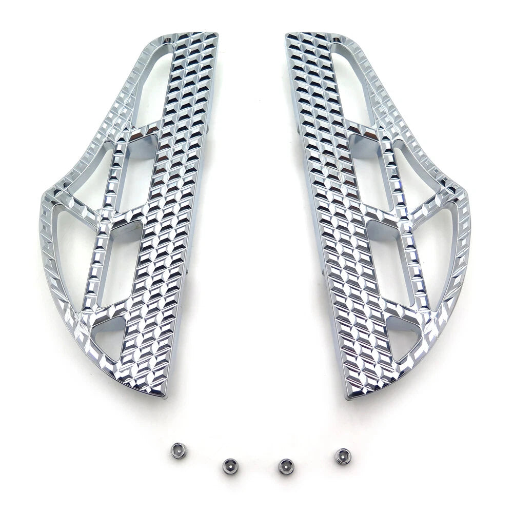 Shark Fin Dominator Footboard Kit for Harley Dyna (2006–2017) & Softail (2000–2019)