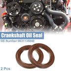 2X Engine Crankshaft Oil Seal No. 90311-35040 for Toyota Celica Corolla MR2 (1990–2005)