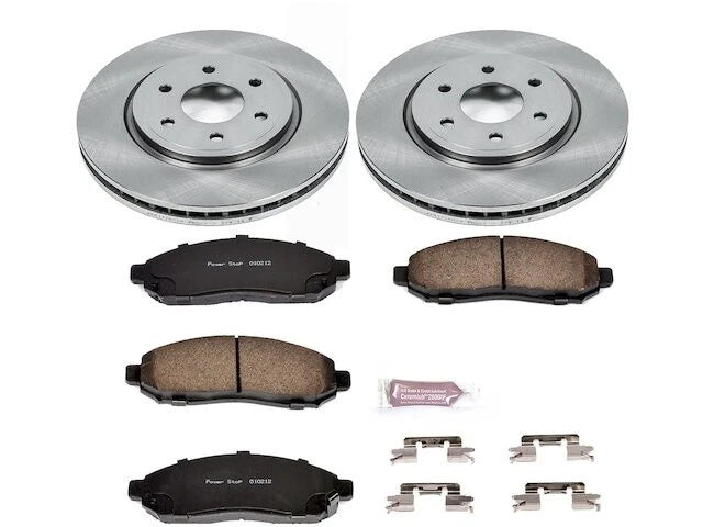 Front Brake Pad and Rotor Kit for Suzuki Equator (2009–2012) GJ327ZQ