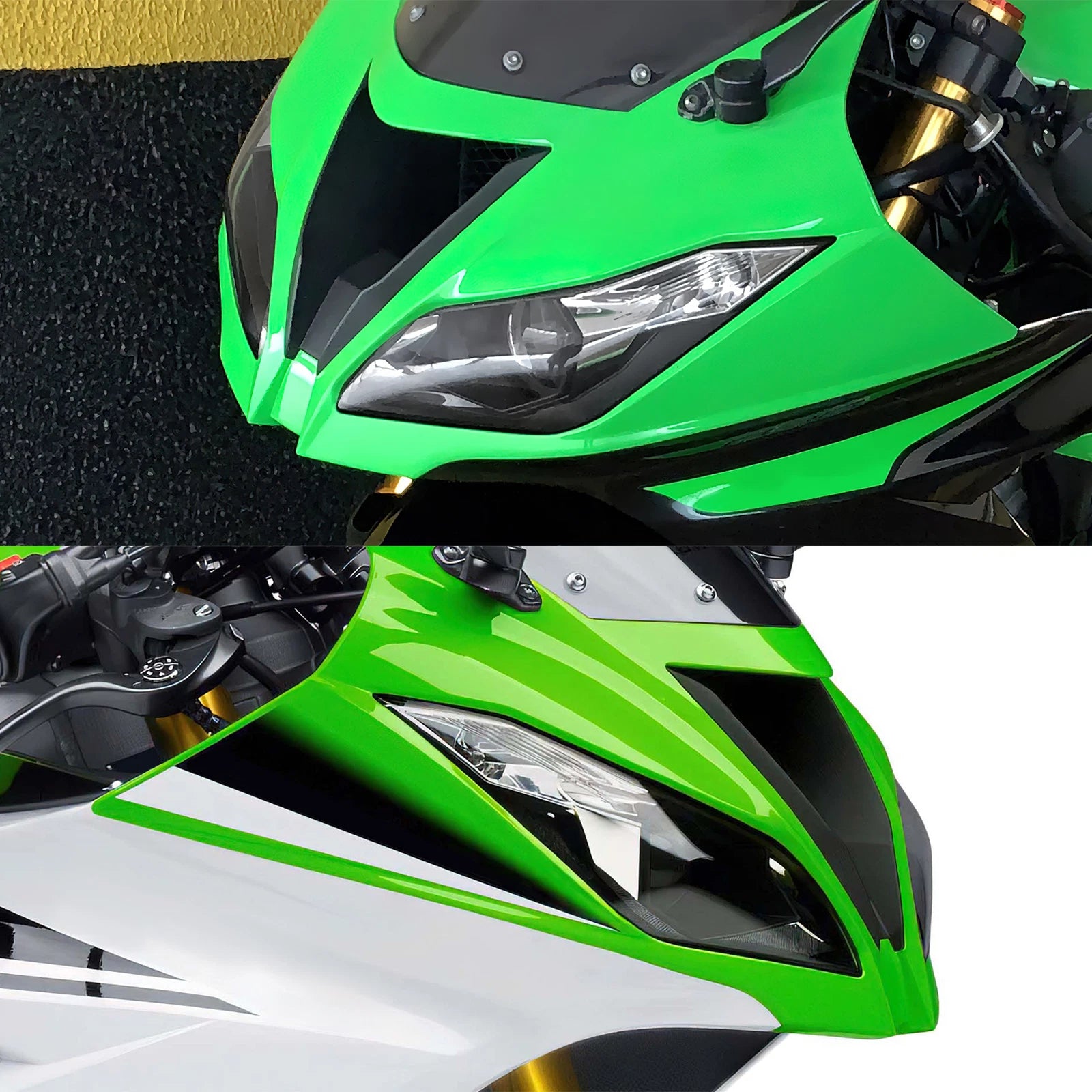 Front Headlight Assembly for Kawasaki Ninja ZX-6R ZX636 (2013–2018)