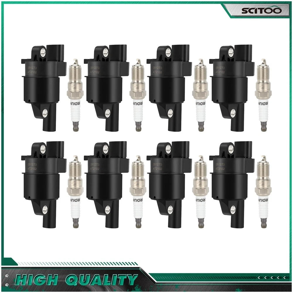 Ignition Coils & Spark Plugs for Chevrolet Silverado Tahoe GMC Sierra Yukon (2007–2014)