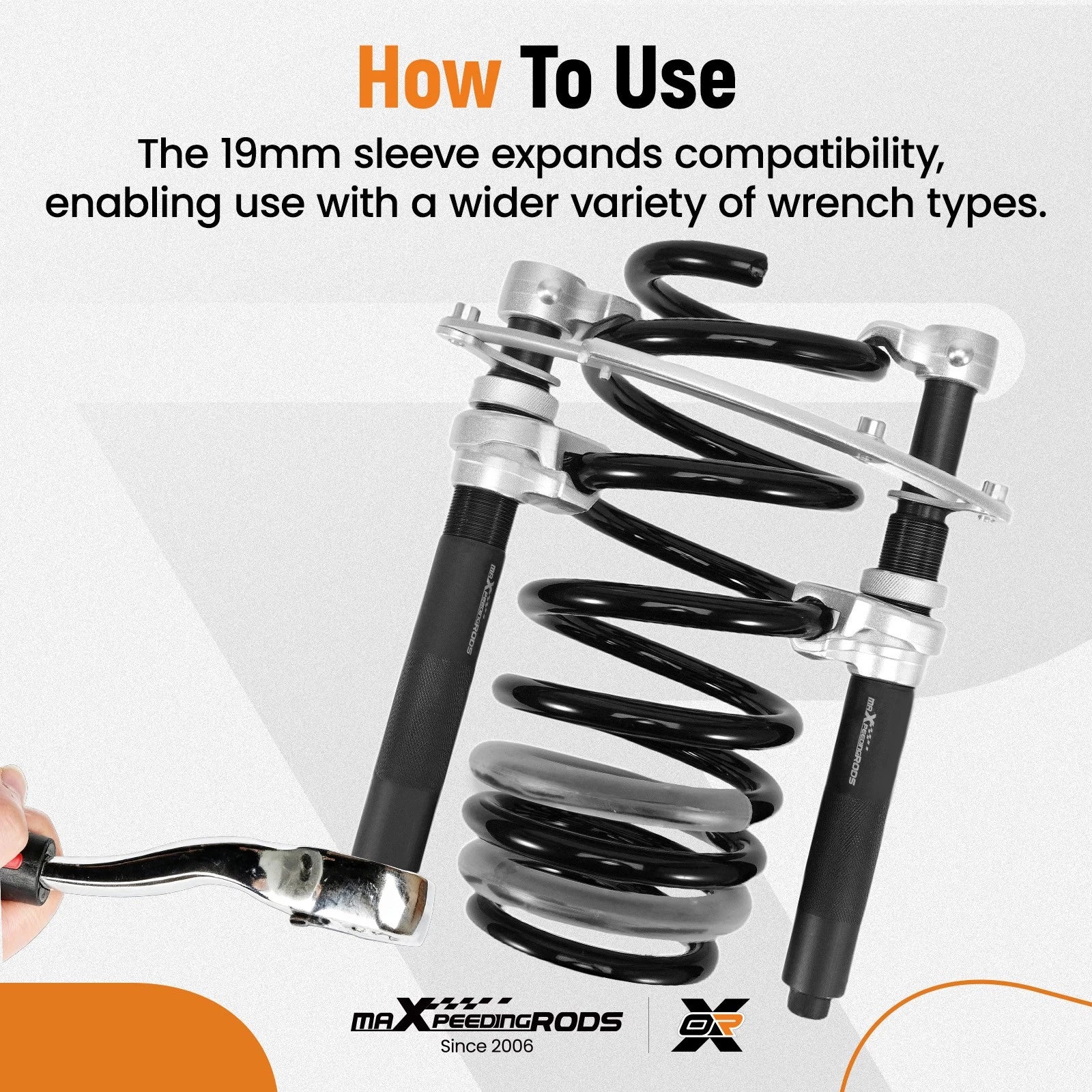 Adjustable Spring Compressor Tool for Heavy Duty 8.6-12.2in (2000–2000)