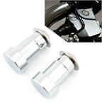 Chrome CNC Aluminum Motorcycle Mirror Hole Caps