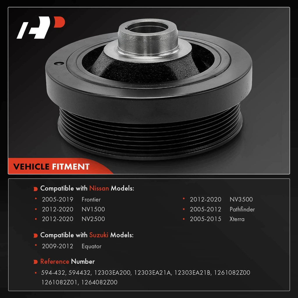 Harmonic Balancer for Nissan Frontier Pathfinder (2005-2019)