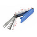 Carburetor Brush Set for Motorcycle Maintenance (Stainless, Nylon Bristles)