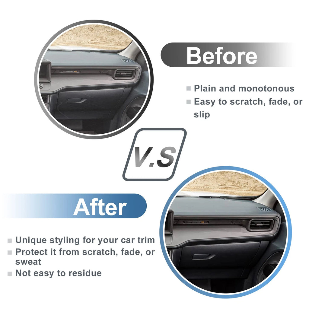 Air Condition Outlet Vent Trim Cover Frame for Ford Maverick (2022–2025) Orange