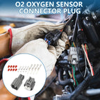 Set of 4 O2 Oxygen Sensor Connector Plugs for Toyota Lexus (No. 9098011028)
