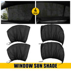 Car Sun Auto Shade Side Window Curtain for Universal Fit (UV Protection)