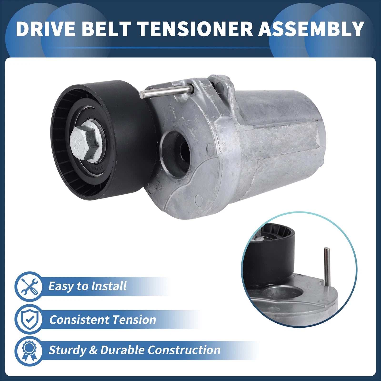 Belt Tensioner for BMW 5 E60 520d Saloon Diesel (2005–2009) No. 11287800334