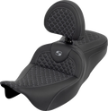 SADDLEMEN Roadsofa Seat for Touring Motorcycles (with Backrest)