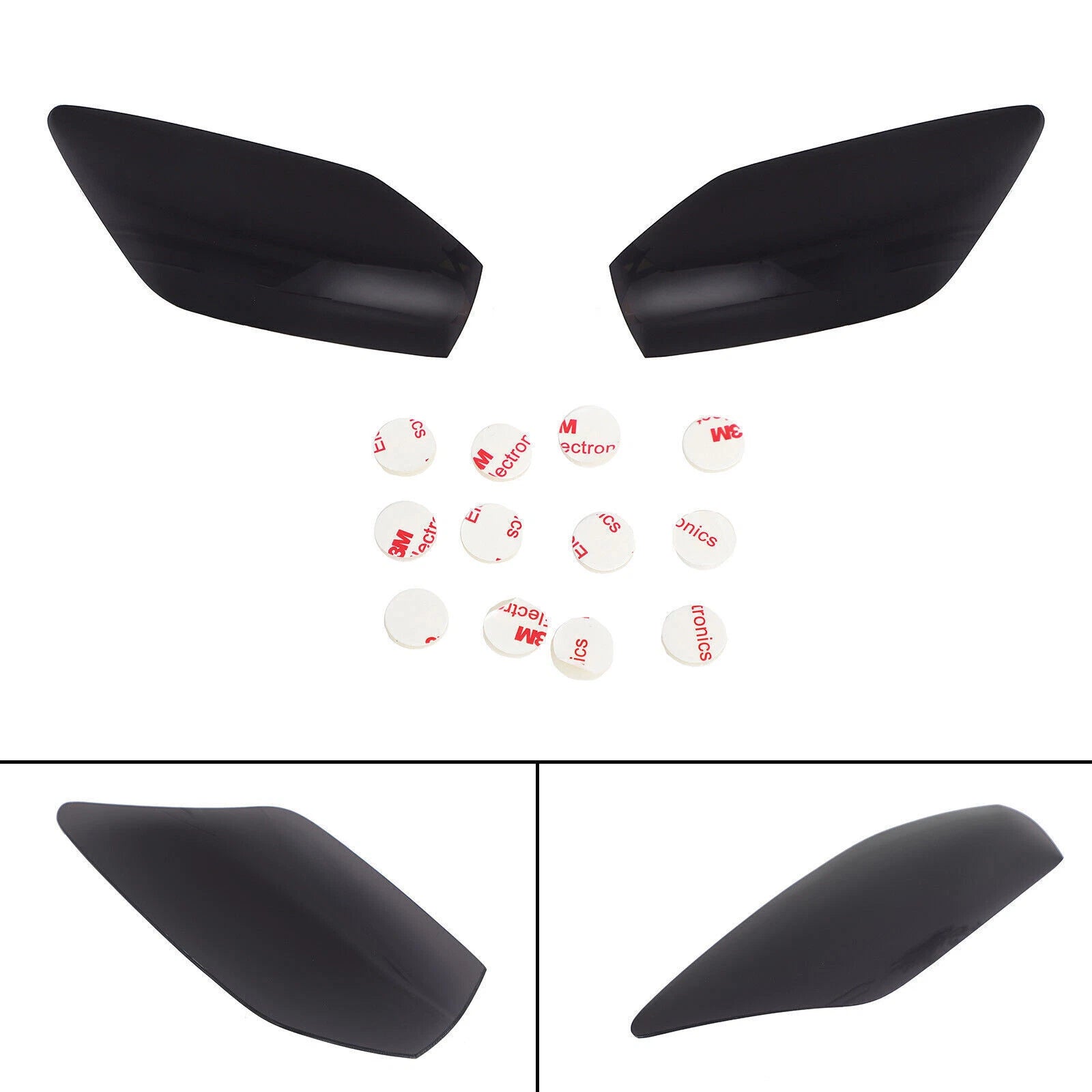 Front Headlight Lens Guard Protector Smoke for Yamaha YZF-R6 (1998–2002) T9