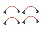 Set of 4 Spark Plug Lead Wires for Johnson Evinrude Outboard (12") 582365 0582365