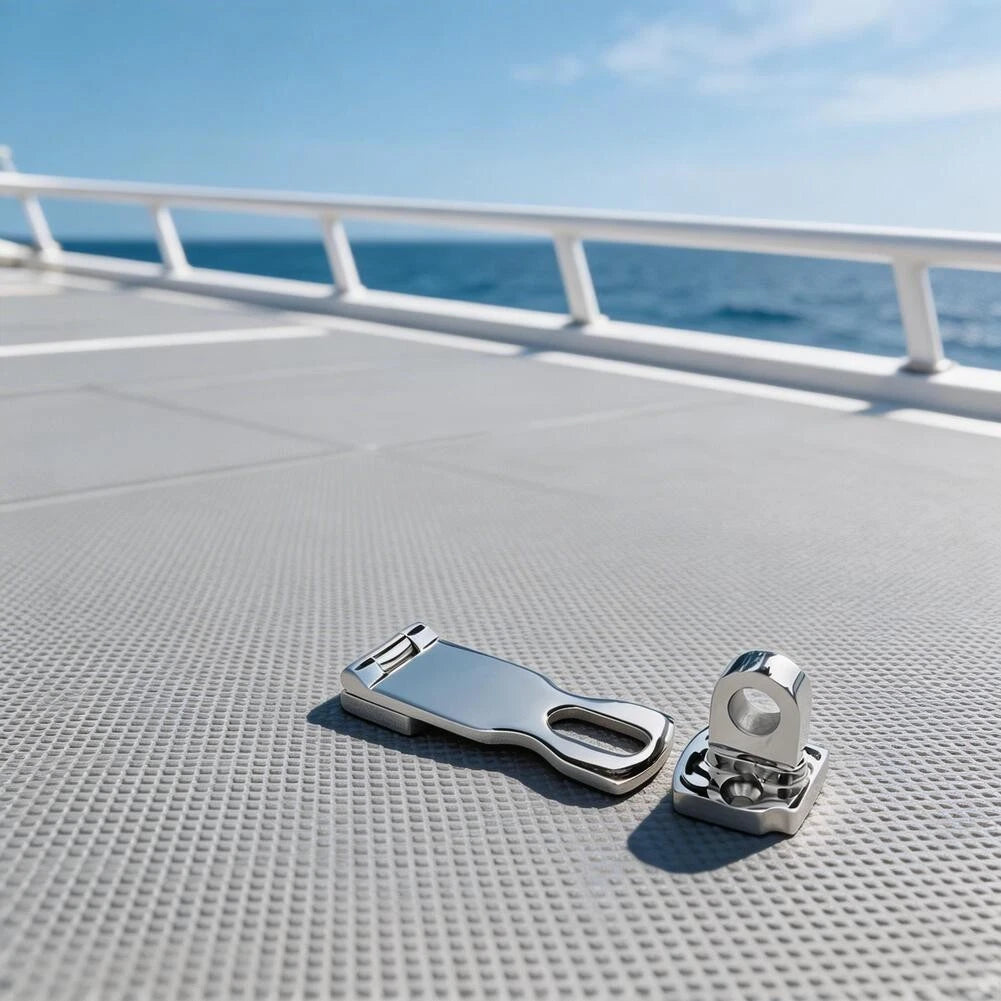Swivel Door Hasp for RV Marine Applications (316 Stainless Steel)