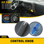 Set of 2 Heater Climate Control Knobs for Chevy S10 Blazer GMC Jimmy (1995–1997)