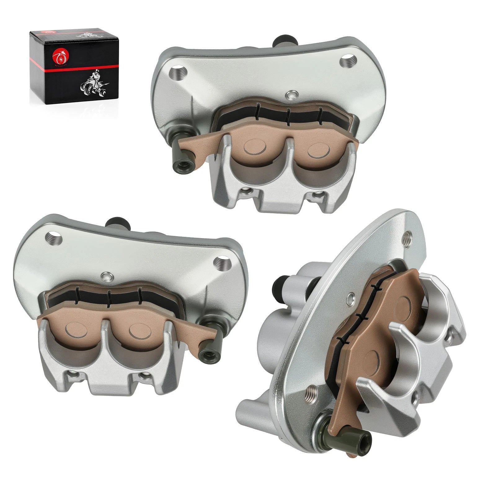 Front Rear Brake Calipers Set for Can-Am Commander 1000 4x4 (2011–2017)