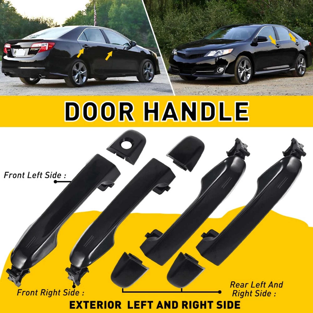 Set of 4 Exterior Door Handles for Toyota Camry (2012–2017)