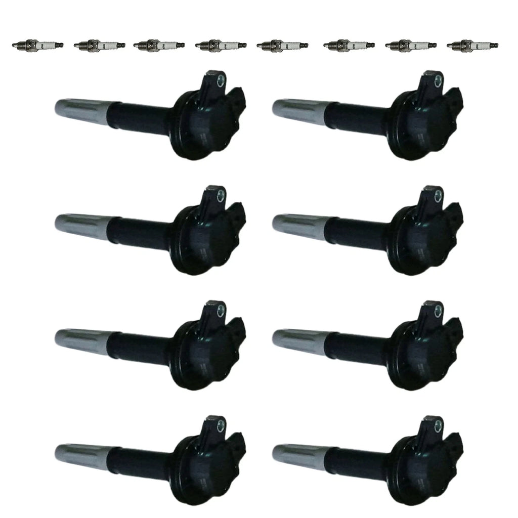 Set of 8 Ignition Coils & Spark Plug Packs for Ford F-150 Mustang (2011–2020)